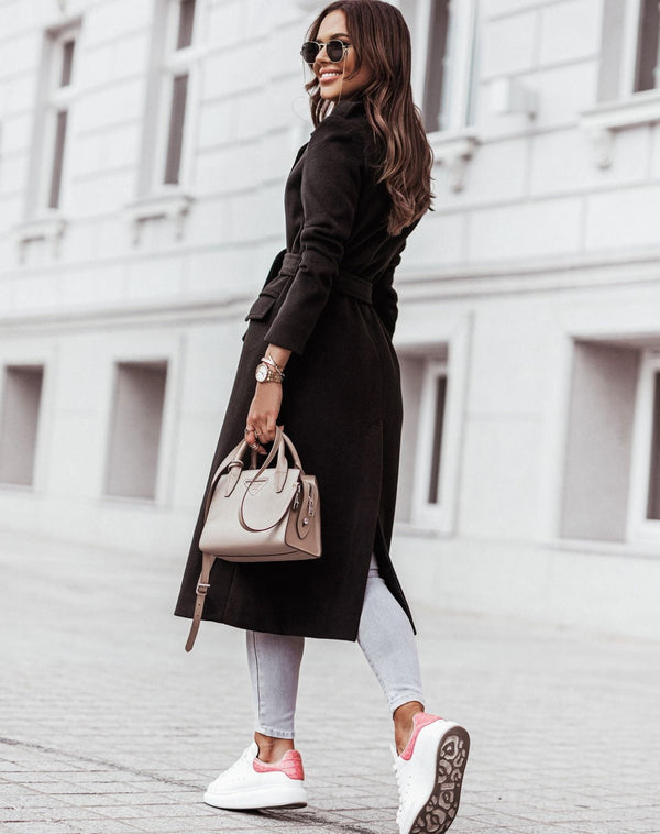 Eleganter Trenchcoat mit Gürtel | Klassisch & Zeitlos | Perfekt für Herbst & Winter