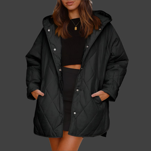 Steppmantel mit Kapuze | Lässig & Warm | Perfekt für kalte Tage