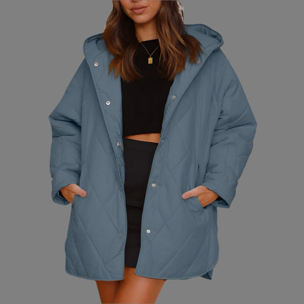 Steppmantel mit Kapuze | Lässig & Warm | Perfekt für kalte Tage