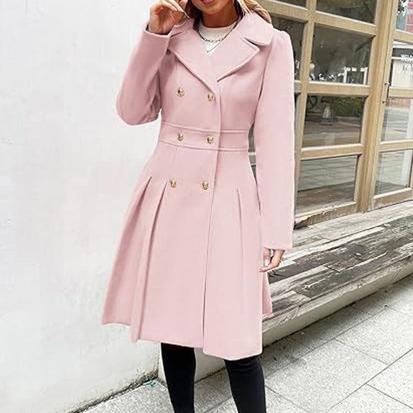 Taillierter Mantel mit ausgestelltem Saum | Klassisch & Elegant | Perfekt für Herbst und Winter