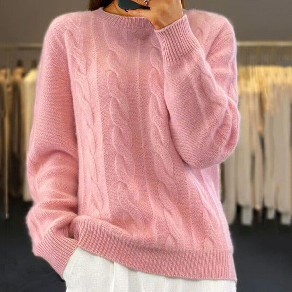Strickpullover mit Zopfmuster | Klassisch und Kuschelig | Perfekt für kalte Tage