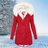 Parka mit Kunstfellkapuze | Wintermode | Isolierter Stoff