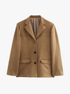 Klassischer Blazer im Woll-Look | Zeitlos & Elegant | Perfekt für Büro & Freizeit