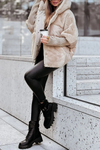 Damen-Winterjacke mit Kunstfellkapuze | Warm | Stylisch und Bequem