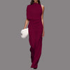 Eleganter Jumpsuit | Hochgeschlossenes Design | Perfekt für Abendveranstaltungen | Fließende Silhouette