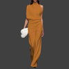 Eleganter Jumpsuit | Hochgeschlossenes Design | Perfekt für Abendveranstaltungen | Fließende Silhouette