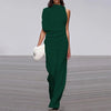 Eleganter Jumpsuit | Hochgeschlossenes Design | Perfekt für Abendveranstaltungen | Fließende Silhouette