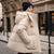 Damen-Pufferjacke mit hoher Kragenkapuze | Modern | Warm und Funktional