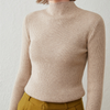 Basic Rollkragenpullover | Figurbetontes Design | Perfekt für Alltag und Büro | Weicher Stoff