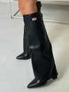 Kniehohe Stiefel mit Absatz | Eleganz & Vielseitigkeit | Perfekt für Herbst und Winter