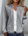 Strickjacke im Karomuster | Lässiger Stil | Alltagstauglich | Weiches Material