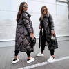 Langer Steppmantel mit hohem Kragen | Stylisch und Wärmend | Ideal für Winter