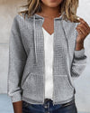 Strickjacke im Karomuster | Lässiger Stil | Alltagstauglich | Weiches Material