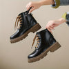 Schnürstiefeletten | Robuste Profilsohle | Trendiger Look | Alltagstauglich