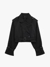 Kurzer Trenchcoat mit Gürtel | Modern & Elegant | Perfekt für den Übergang