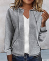 Strickjacke im Karomuster | Lässiger Stil | Alltagstauglich | Weiches Material