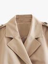 Kurzer Trenchcoat mit Gürtel | Modern & Elegant | Perfekt für den Übergang