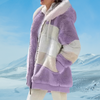 Kuschelige Colorblock-Fleecejacke | Warm & Stylisch | Winter Must-Have
