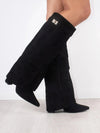 Kniehohe Stiefel mit Absatz | Eleganz & Vielseitigkeit | Perfekt für Herbst und Winter