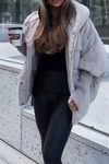 Damen-Winterjacke mit Kunstfellkapuze | Warm | Stylisch und Bequem