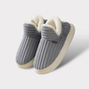 Sherpa-Gefütterte Cord-Slipper | Weich & Warm | Rutschfeste Sohle