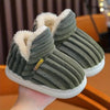 Sherpa-Gefütterte Cord-Slipper | Weich & Warm | Rutschfeste Sohle