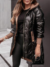 Steppjacke mit Kapuze | Polyester | Warm und Lässig