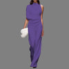 Eleganter Jumpsuit | Hochgeschlossenes Design | Perfekt für Abendveranstaltungen | Fließende Silhouette