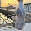 Oversize-Strickjacke mit Ballonärmeln | Kuschelig & Elegant | Perfekt für kühle Tage