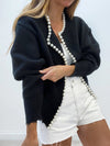 Perlenverzierter Cardigan | Feminine Eleganz & Komfort