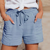 Baumwoll-Musselin Shorts | Kordelzug & Taschen | Lässig & Luftig