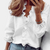 Bluse mit Wellenkragen | Verspielt &Elegant | Feminines Basic
