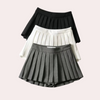 Plissee Minirock | Soft Pleats | Y2K Schoolgirl-Chic in Pastelltönen