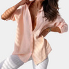 Strukturierte Hemdbluse aus Baumwolle | Casual Linen Look | Luftig & Zeitlos