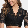 Spitzen-Bolero Crop-Top | Verführerisch & Edel | Perfektes Layering-Piece für besondere Looks