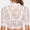Spitzen-Bolero Crop-Top | Verführerisch & Edel | Perfektes Layering-Piece für besondere Looks