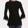 Bluse mit Knopfleiste & Faltenstruktur | Soft Elegance | Figurschmeichelnd & Feminin