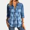 Hemdbluse mit Patch-Karomuster | Casual Cool | Bequem & Blickfang
