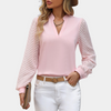 Bluse mit Chevronärmeln & V-Ausschnitt | Soft Elegance | Feminin & Modern