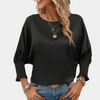 Bluse mit Smokärmeln | Elegant Casual | Schlicht & Raffiniert