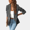 Blazer mit 3/4-Ärmeln & Raffung | Smart & Casual | Everyday Business-Look
