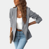 Blazer mit 3/4-Ärmeln & Raffung | Smart & Casual | Everyday Business-Look