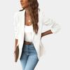 Blazer mit 3/4-Ärmeln & Raffung | Smart & Casual | Everyday Business-Look
