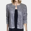 Pailletten-Blazer offen getragen | Party Glam | Glänzend & Eyecatching