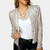 Pailletten-Blazer offen getragen | Party Glam | Glänzend & Eyecatching
