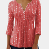 Bluse mit Punktmuster & Zierausschnitt | Casual Feminin | Verspielt & Alltagstauglich