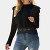 Spitzenbluse mit Volantdetails | Zart & Edel | Boho-Romantik trifft Eleganz