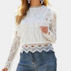 Spitzenbluse mit Volantdetails | Zart & Edel | Boho-Romantik trifft Eleganz