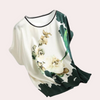 T-Shirt mit floralem Print & Farbverlauf | Feminin & Edel | Komfort trifft Stil