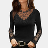 Langarmshirt mit Spitzeneinsatz | Elegant & Verführerisch | Für besondere Momente